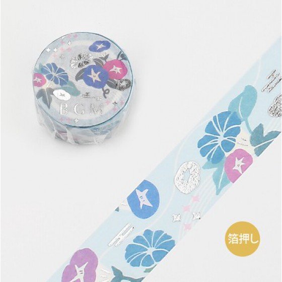 Life・ 牽牛花 燙金 紙膠帶