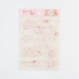 愛麗絲・下午茶時間 透明印章