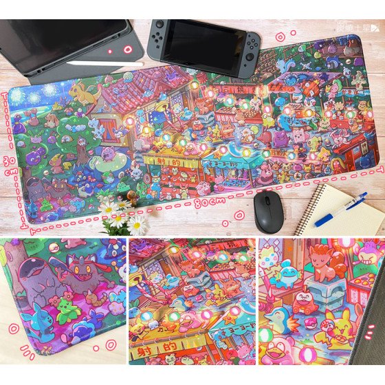 pokemon 快樂祭典 超大滑鼠墊 pokemon 快樂祭典 超大滑鼠墊